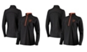 Antigua Women's Black San Francisco Giants Tempo Desert Dry Half-Zip Jacket